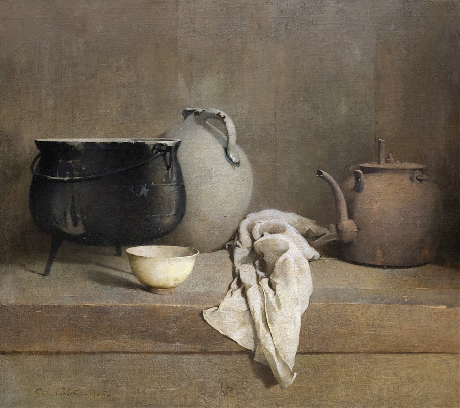 Emil Carlsen - Study in Grey