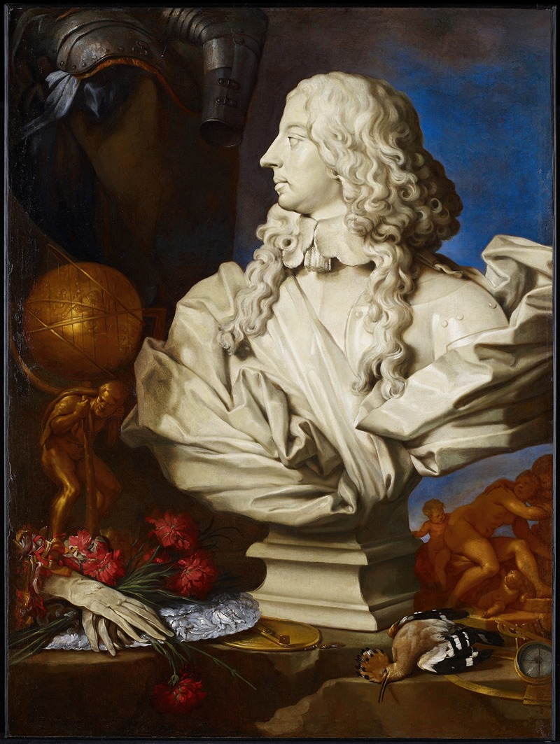 Francesco Stringa - Allegorical Still Life with Bernini’s Bust of Francis I d’Este