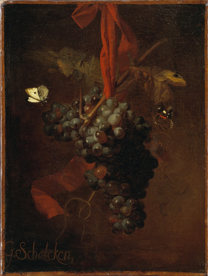 Godfried Schalcken - Bunch of Grapes