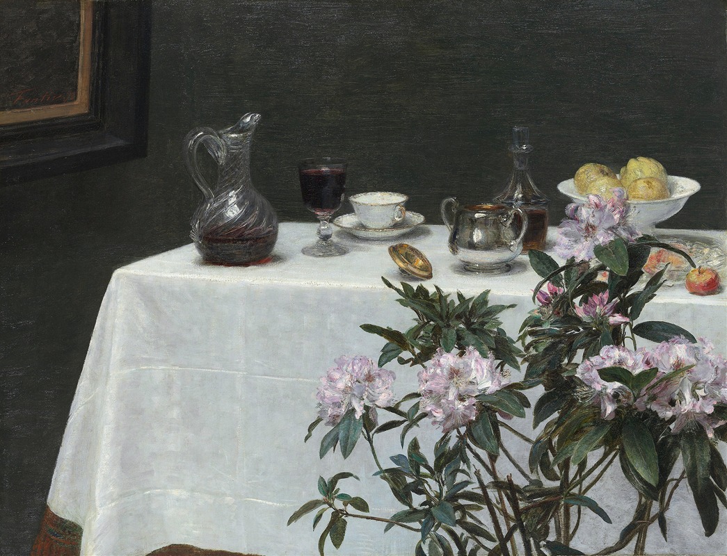 Henri Fantin-Latour - Still Life, Corner of a Table