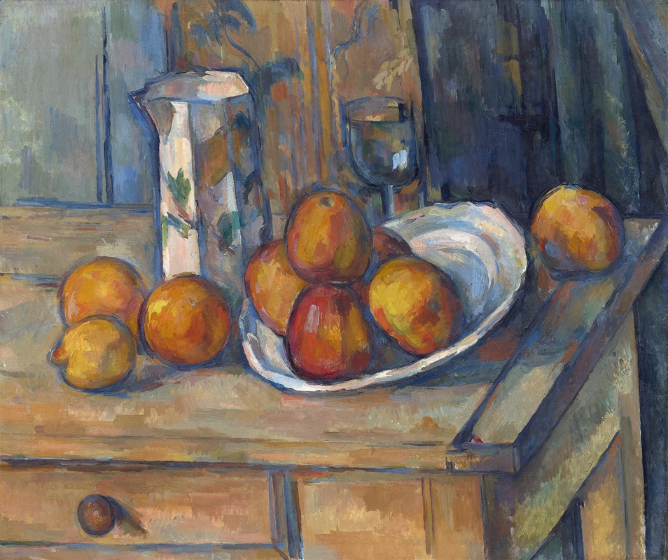 Paul Cézanne - Still Life with Milk Jug and Fruit