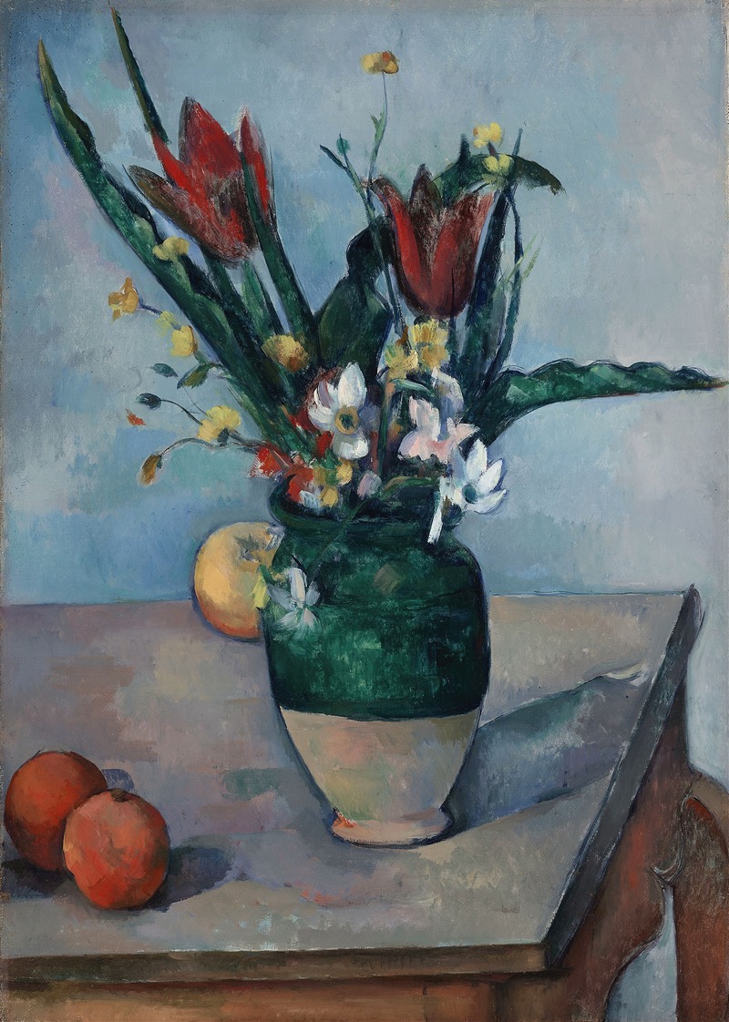 Paul Cézanne - The Vase of Tulips