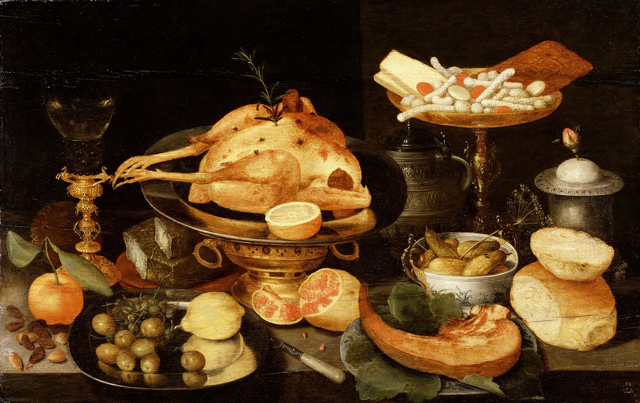 Peter Binoit - Still Life with a Meal