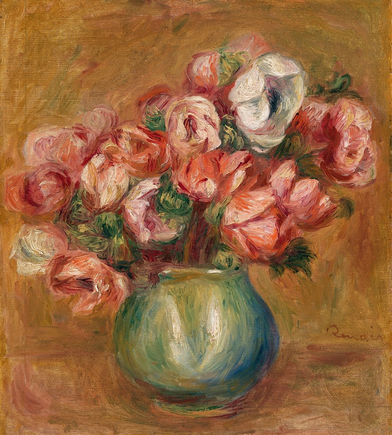 Pierre-Auguste Renoir - Anemones (Anémones)