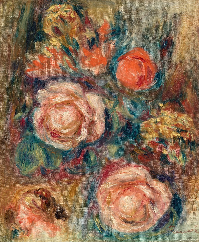 Pierre-Auguste Renoir - Bouquet of Roses (Bouquet de roses)