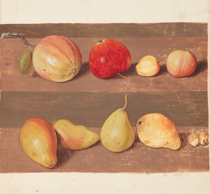 Johanna Fosie - Studie af æbler og pærer