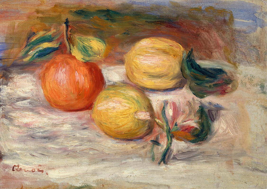 Pierre-Auguste Renoir - Lemons and Orange (Citrons et orange)