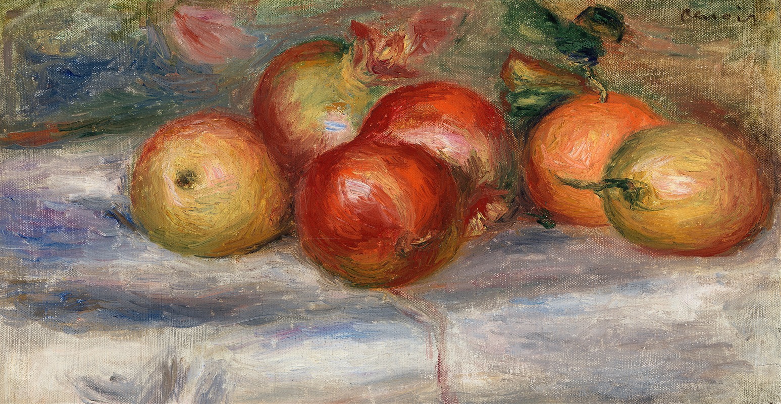 Pierre-Auguste Renoir - Apples, Orange, and Lemon (Pommes, oranges et citrons)