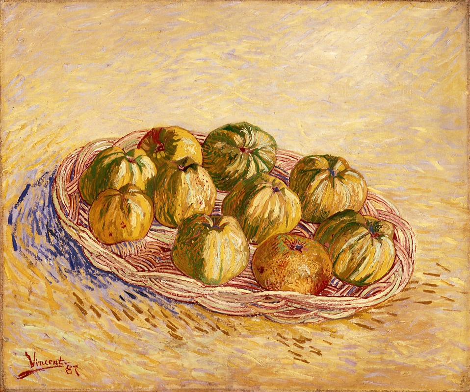 Vincent van Gogh - Still Life, Basket of Apples