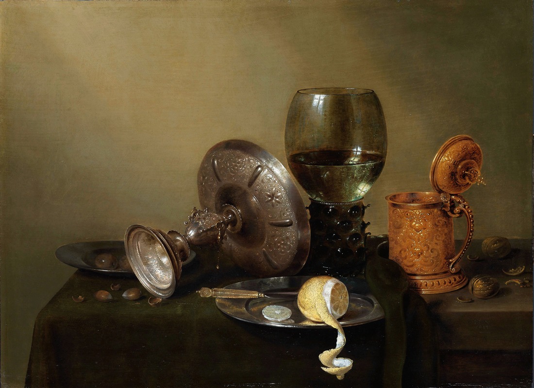Willem Claesz Heda - Still Life with a gilded Beer Tankard