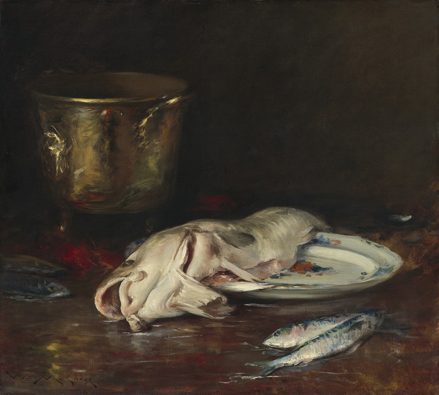 William Merritt Chase - An English Cod