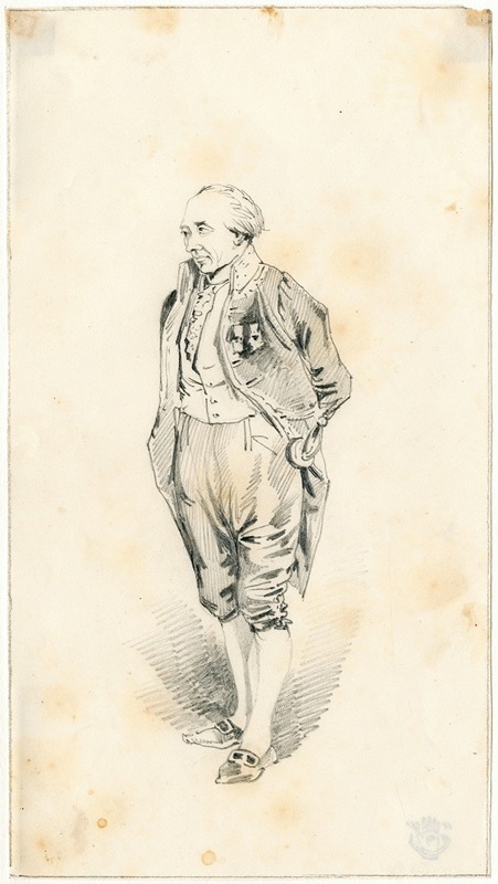 Pieter van Loon - Staande man in Frans kostuum, Van Lennep
