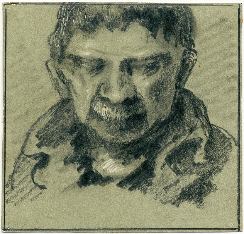 Pieter van Loon - Type, man met snor