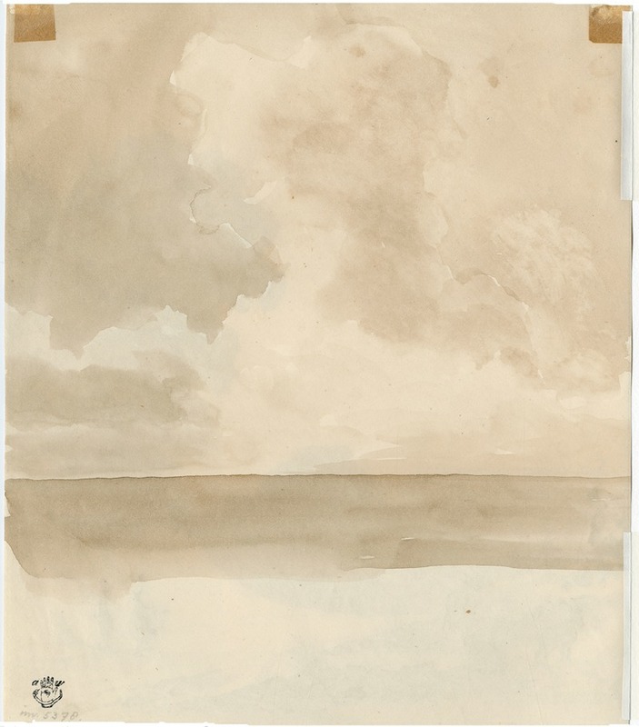 Pieter van Loon - Zeegezicht, horizon