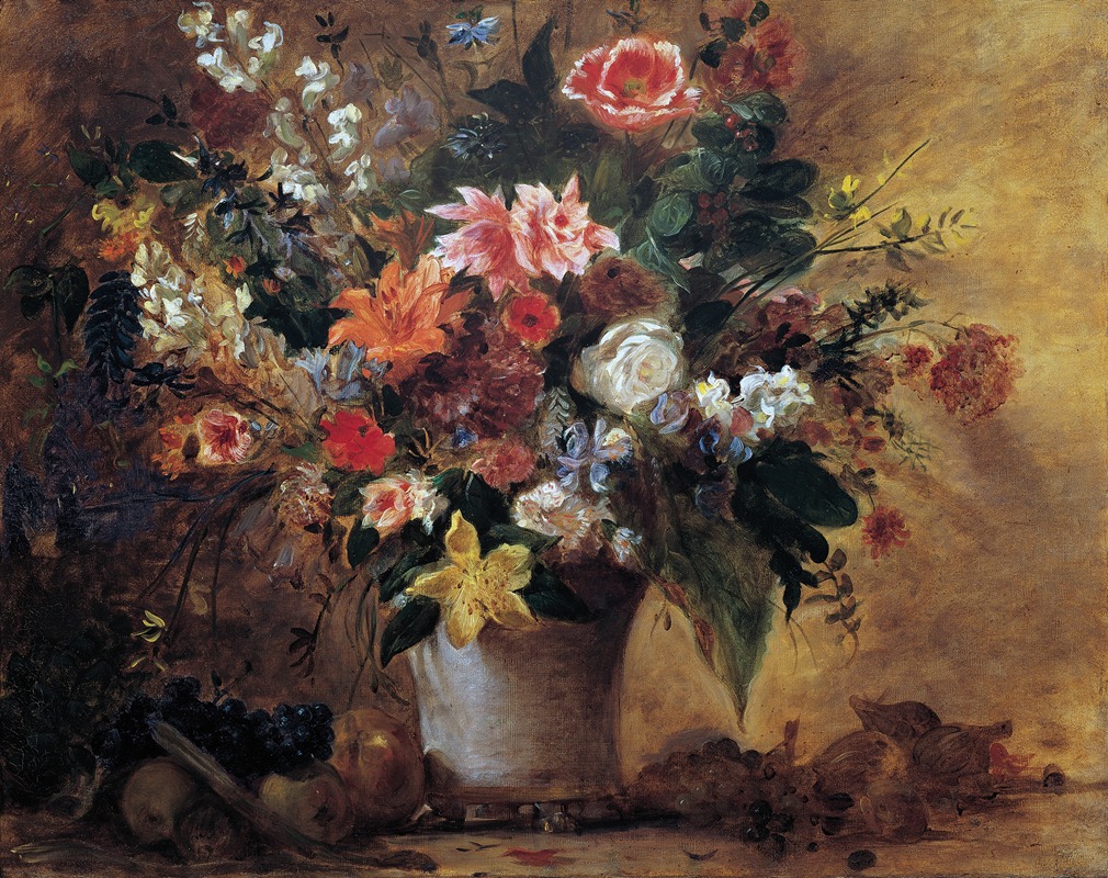 Eugène Delacroix - Blumenstillleben