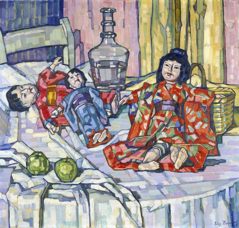 Eugenie Bandell - Japanese Dolls With Apples