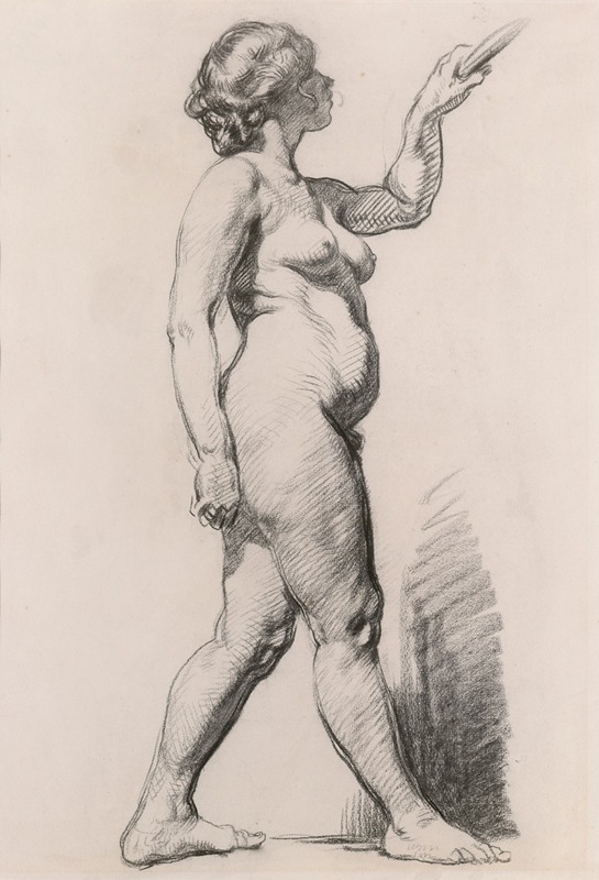 Sarah Henrietta Purser - A Standing Female Nude