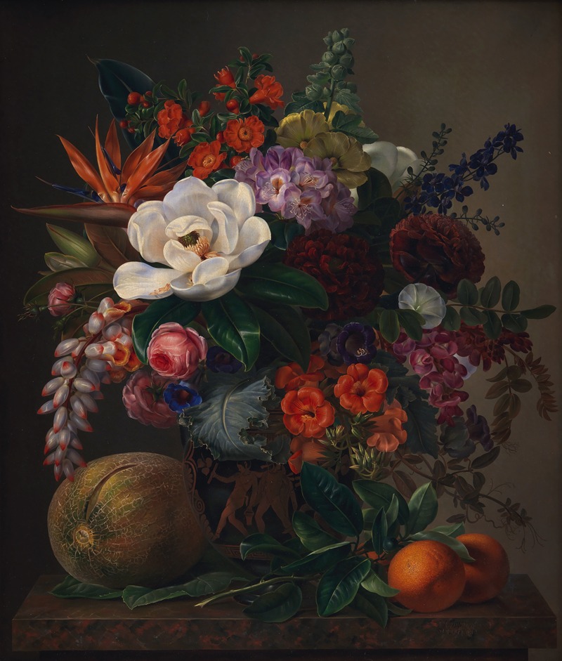Johan Laurentz Jensen - Flowers In A Vase