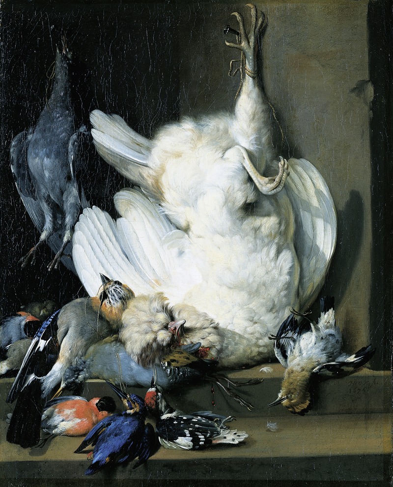 Johann Heinrich Roos - Still Life With Dead Poultry