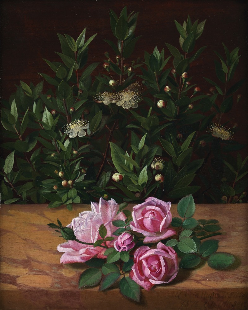 Otto Didrik Ottesen - Roses And Myrtles