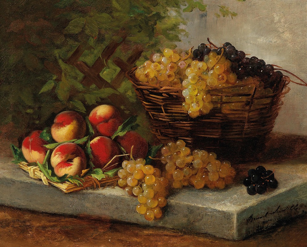 Arthur-Alfred Brunel de Neuville - Fruit Still Life