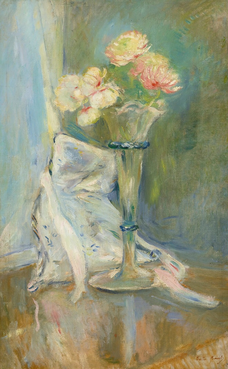Berthe Morisot - Anémones Roses
