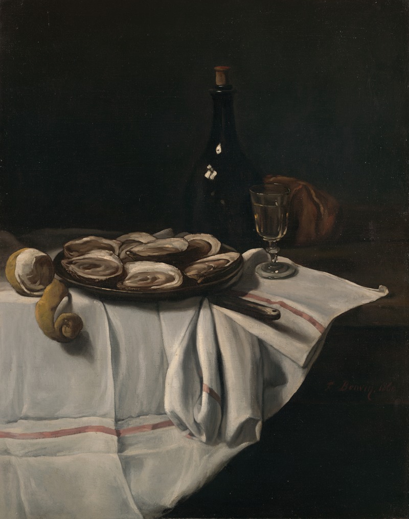 François Bonvin - Still Life with Oysters