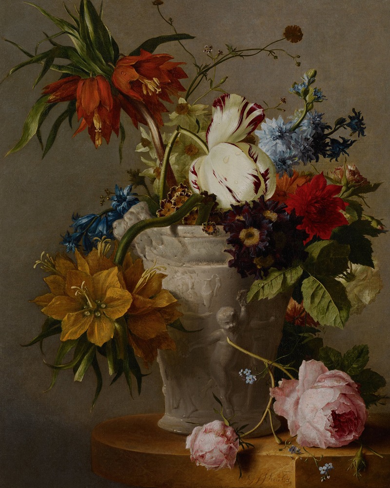 Georgius Jacobus Johannes van Os - An Arrangement with Flowers