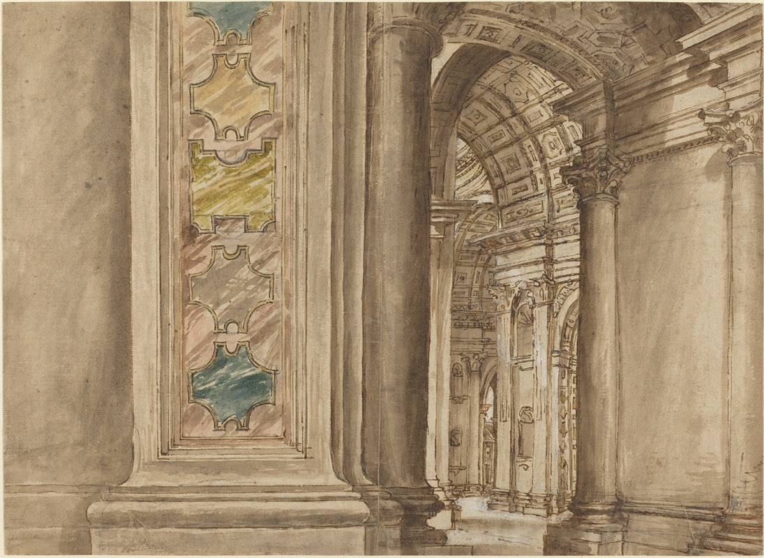 Anonymous - The Interior of Saint Peter’s, Rome