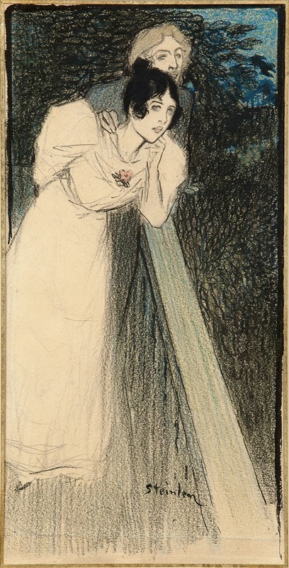 Théophile Alexandre Steinlen - Deux femmes en robe
