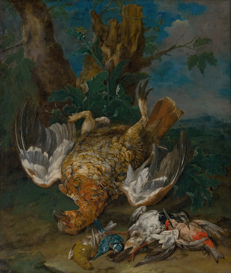 Johann Georg de Hamilton - Still Life with a Grouse