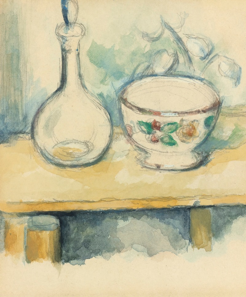 Paul Cézanne - Carafe Et Bol