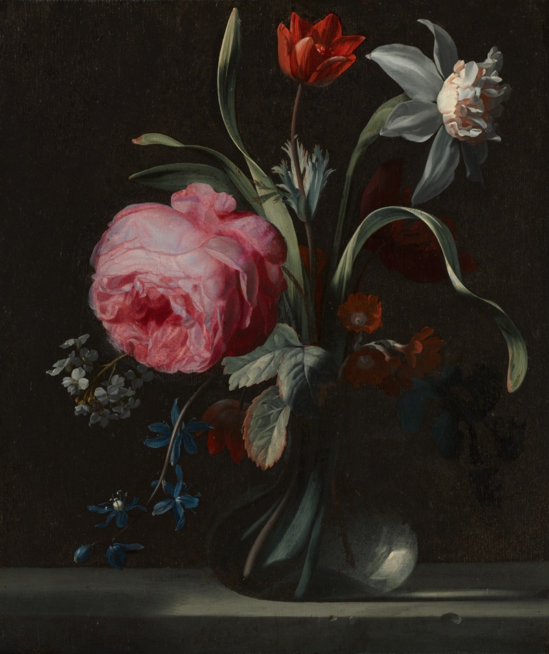 Simon Verelst - Flowers in a Vase