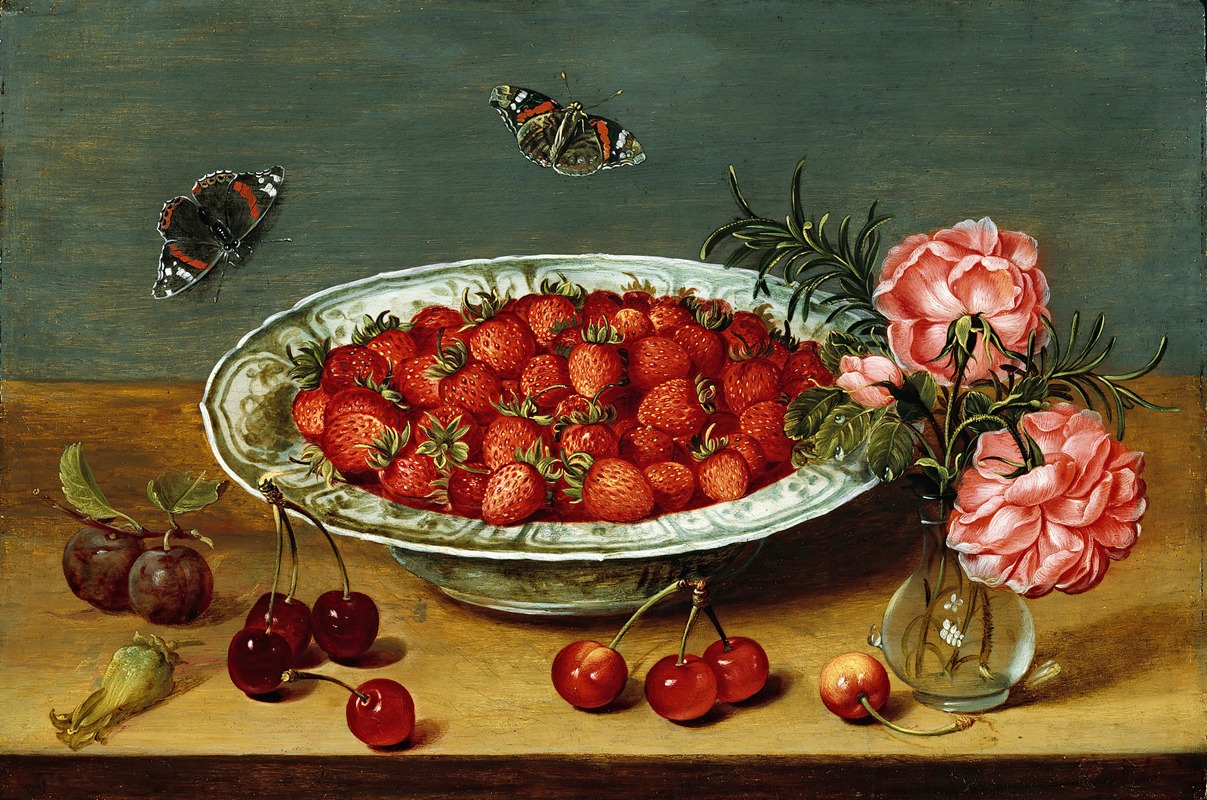 Anonymous - Still Life with Strawberries