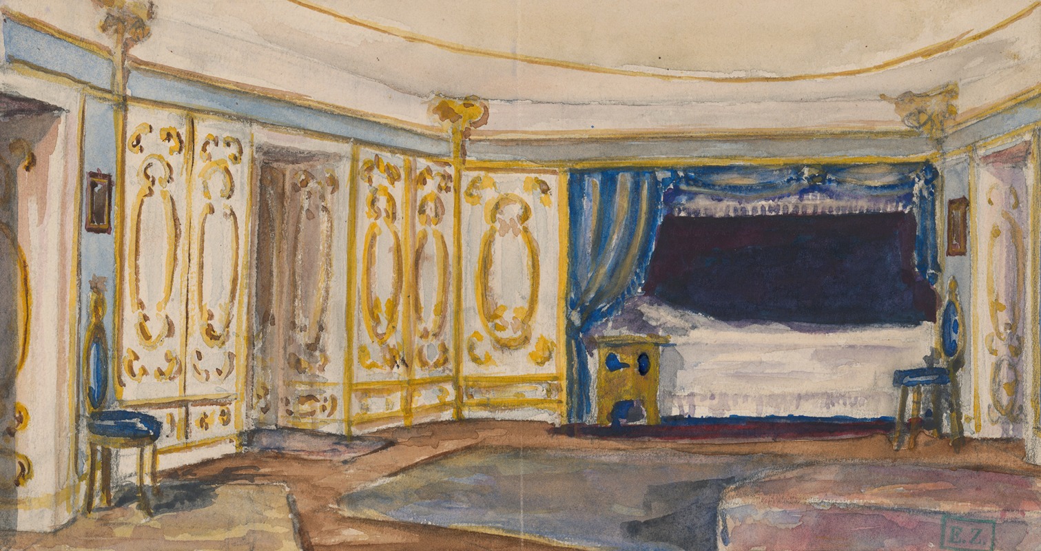 Vojtech Klimkovič - The interior of the aristocratic residence