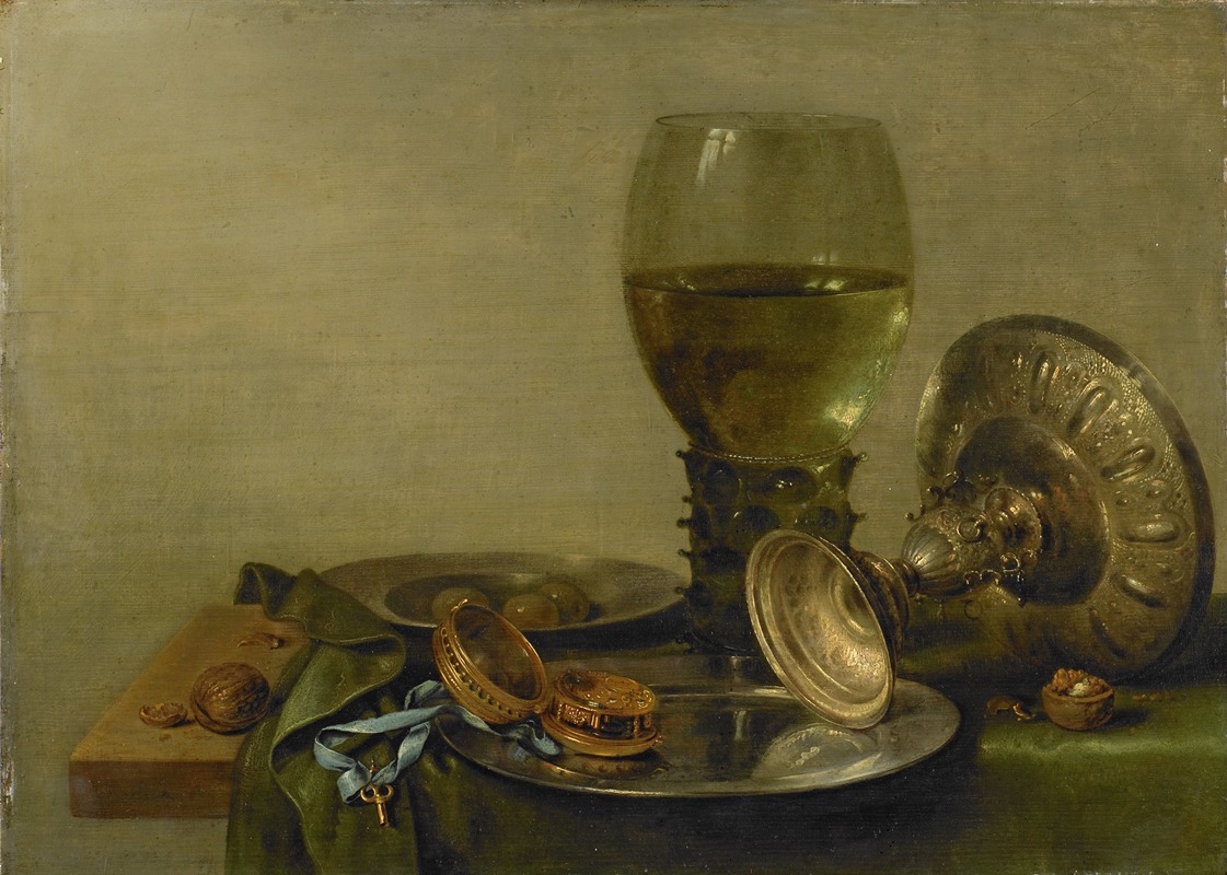 Willem Claesz Heda - Still Life with Roemer and Silver Tazza