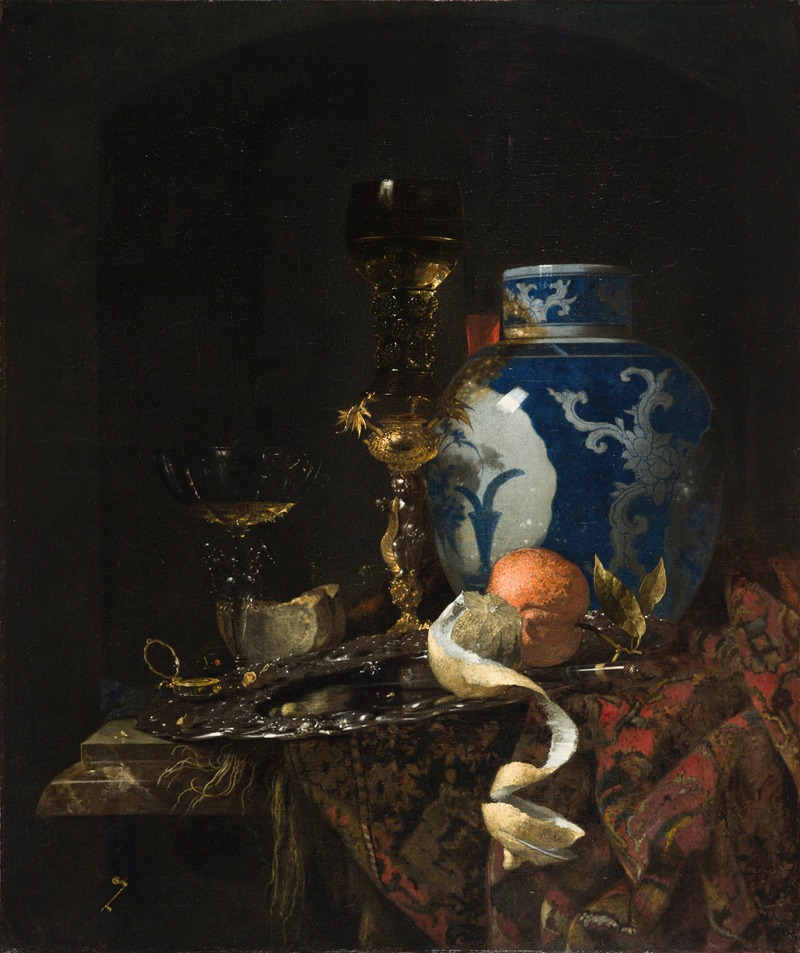Willem Kalf - Still Life with a Chinese Porcelain Jar