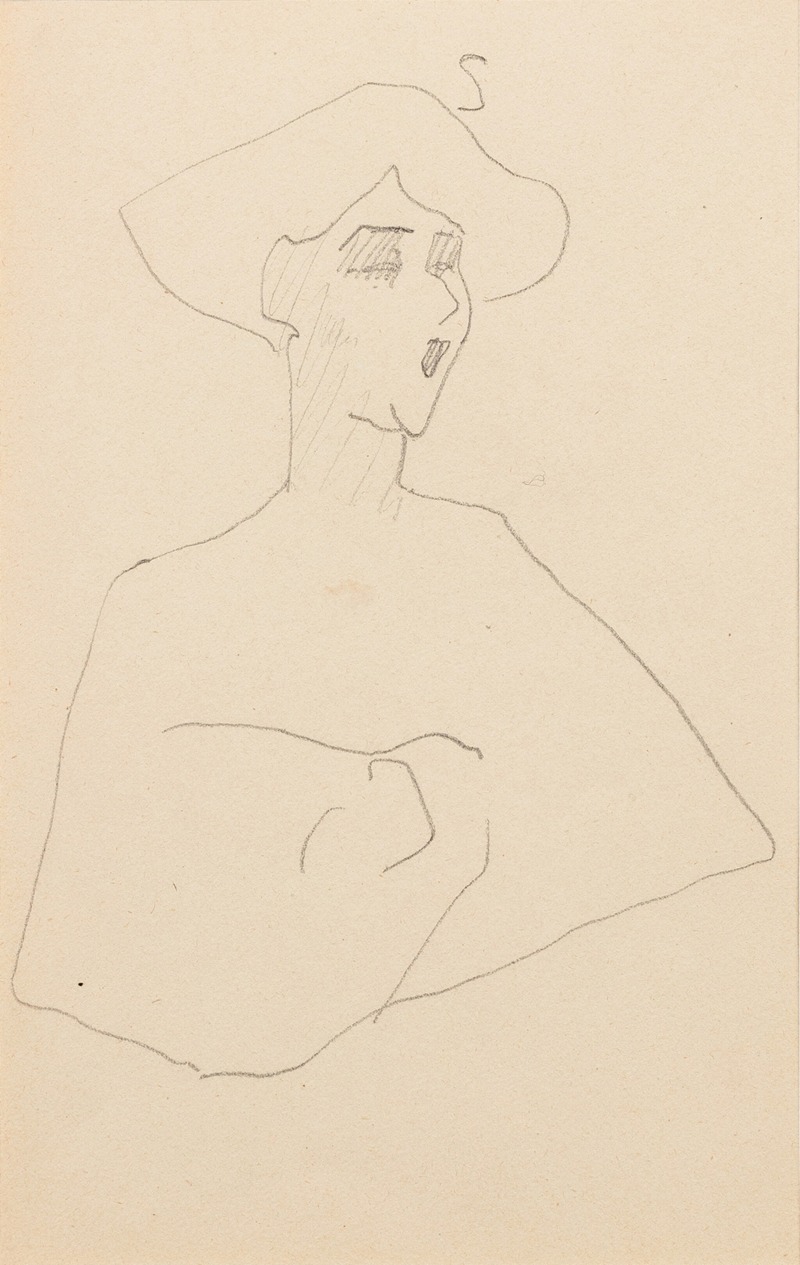 Amedeo Modigliani - Tête et buste de femme