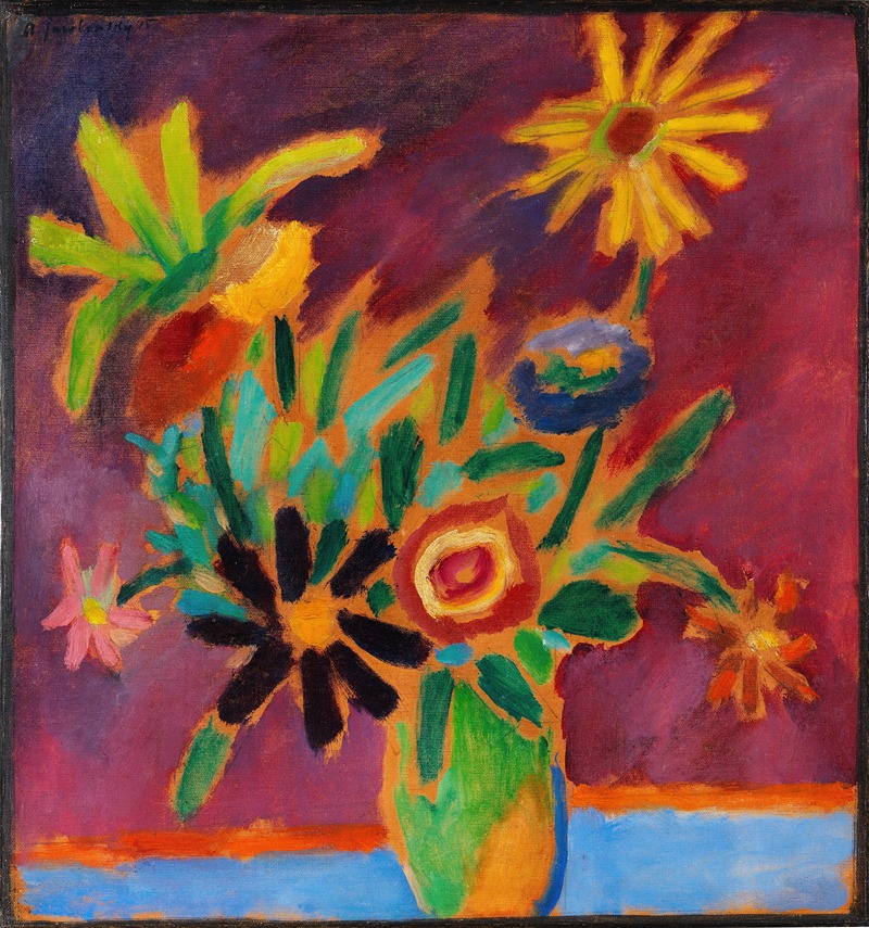 Alexej von Jawlensky - Bunte Blumen