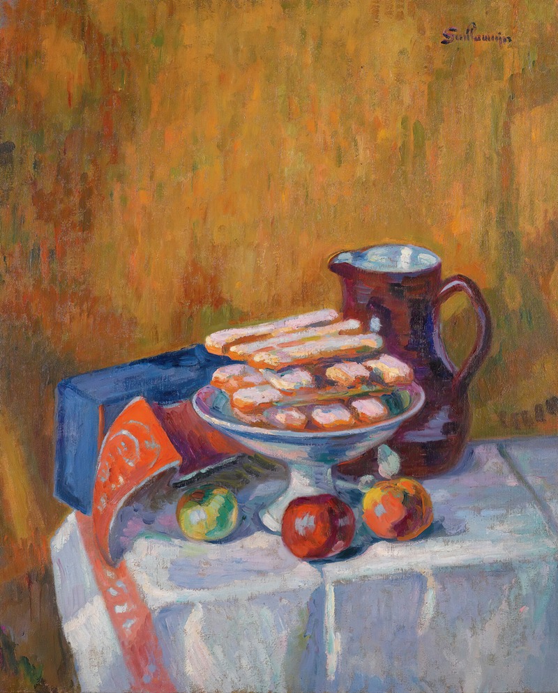 Armand Guillaumin - Nature Morte Aux Biscuits
