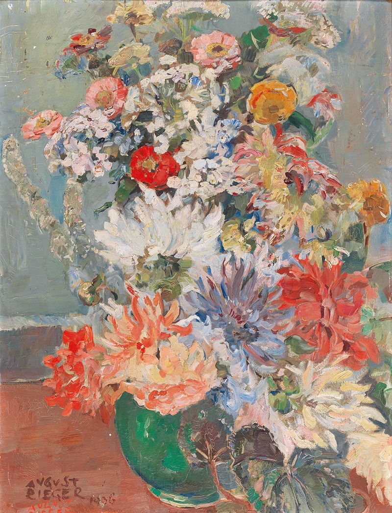 August Rieger - A bouquet of summer flowers