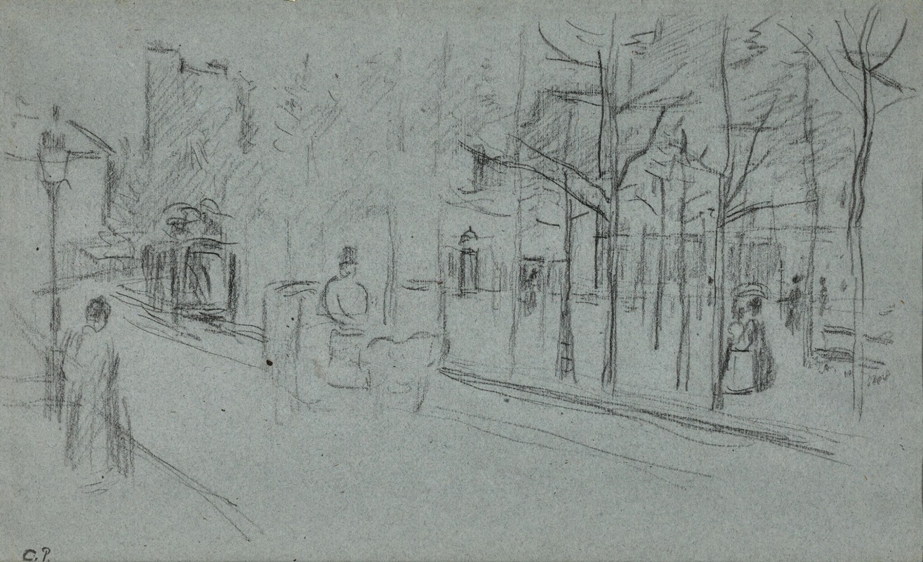 Camille Pissarro - Le boulevard
