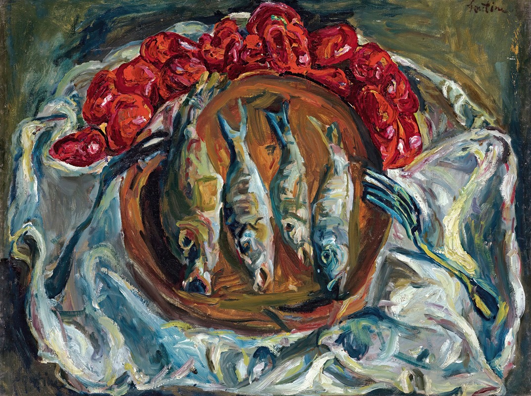 Chaïm Soutine - Poissons Et Tomates