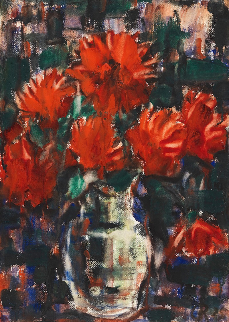 Christian Rohlfs - Dahlien