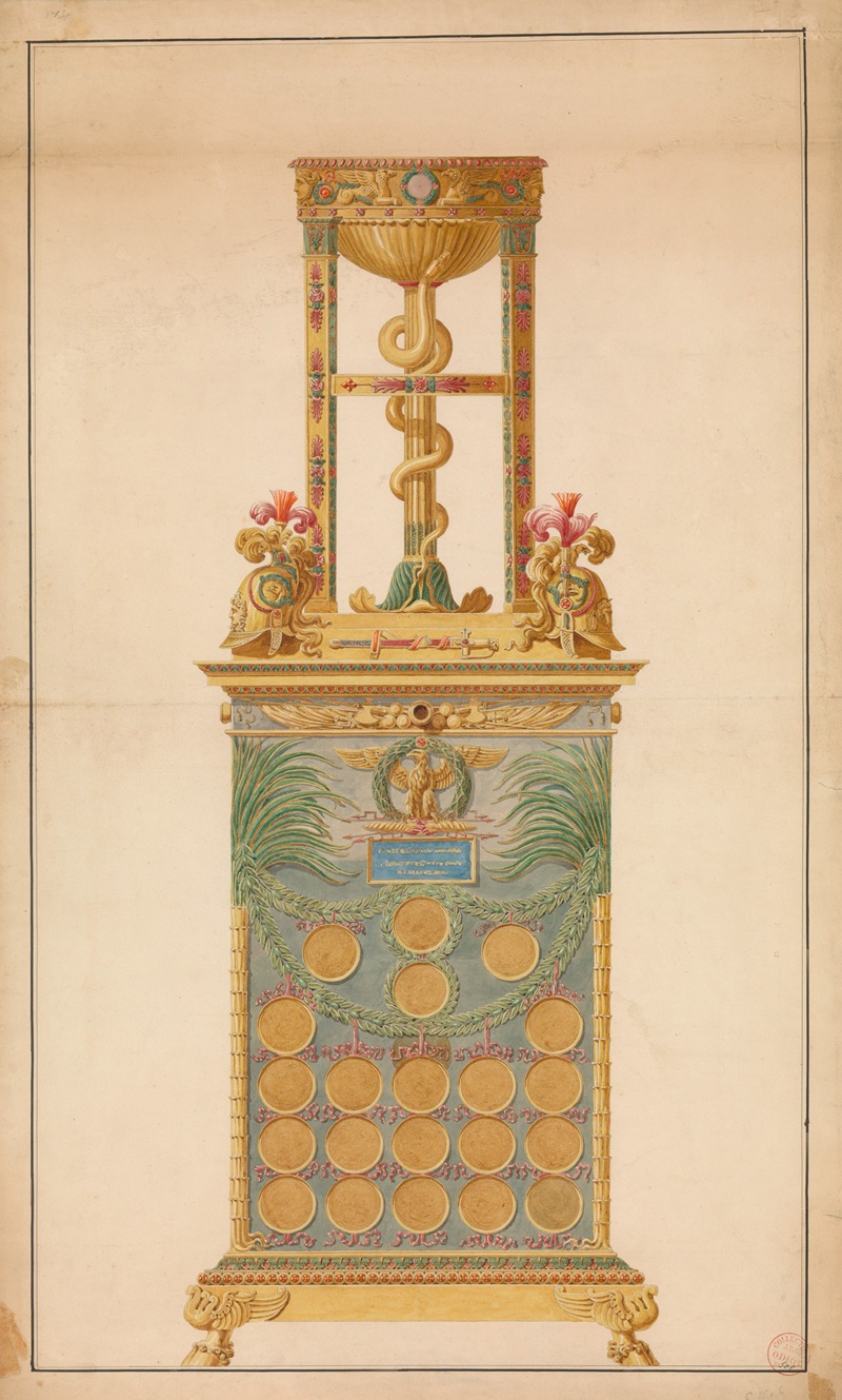 Jean Guillaume Moitte - A Medal Cabinet For Napoleon