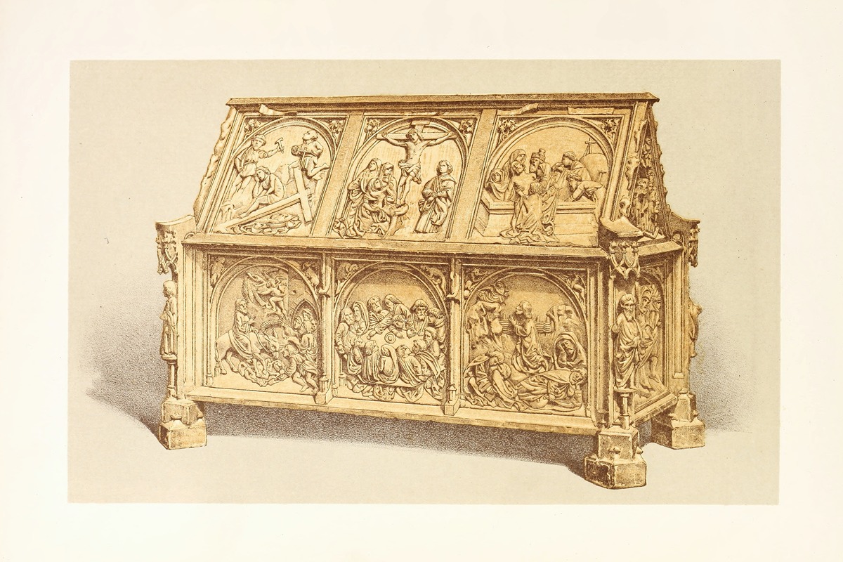John Charles Robinson - Chasse, or Reliquary, of the Fifteenth Century, in Carved and Gilded Wood