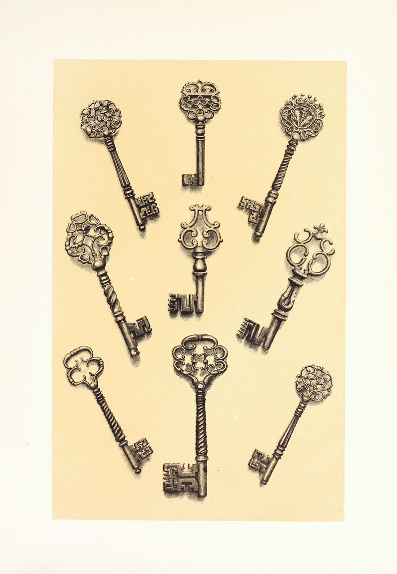 John Charles Robinson - Chiselled Steel Keys of the Sixteenth and Seventeenth Centuries