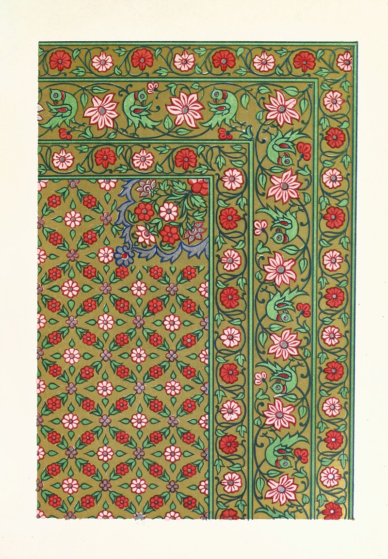 John Charles Robinson - Hindoo Prayer-Carpet, in Silk and Gold Brocade