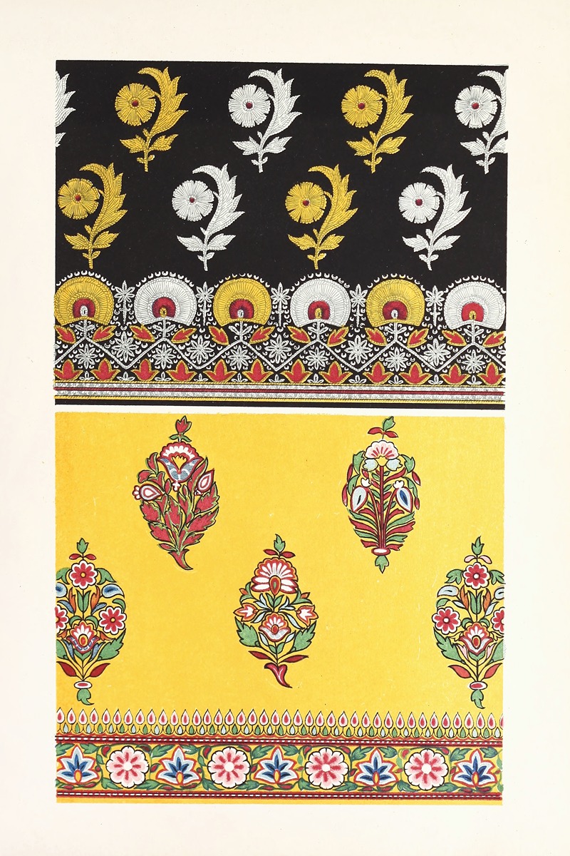 John Charles Robinson - Indian Embroidered Satin Stuffs for Dresses