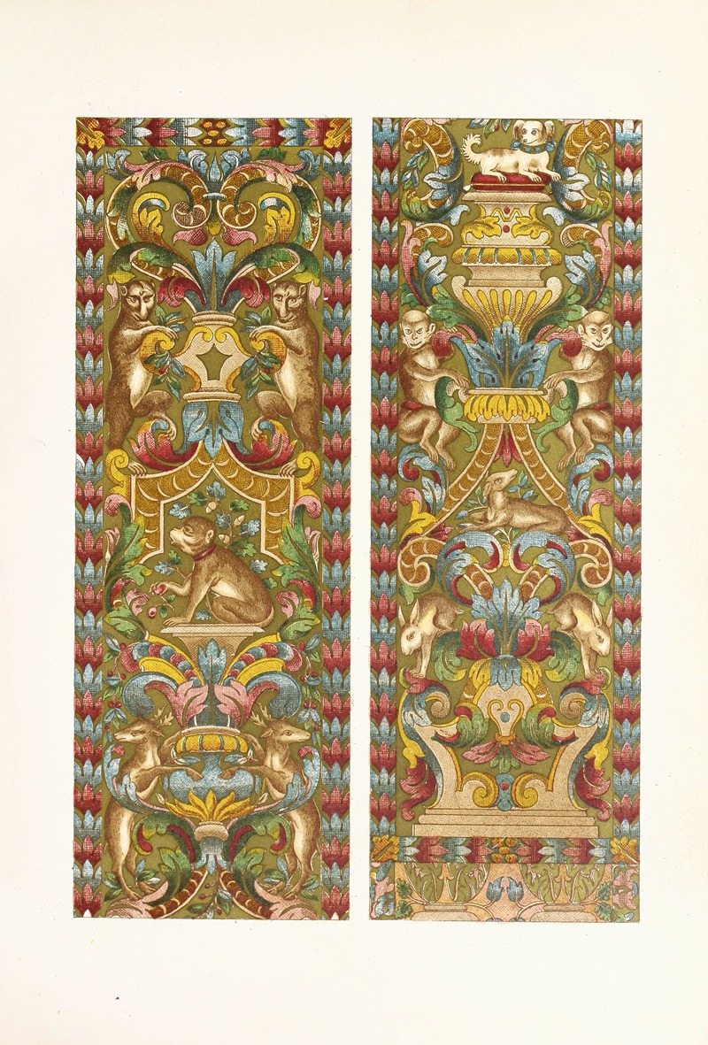 John Charles Robinson - Italian Embroidered Silk Hangings